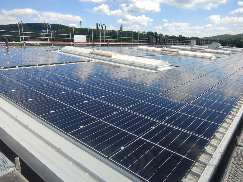 500 kWp Solaranlage für Bau-Unternehmen in Kirchheim
